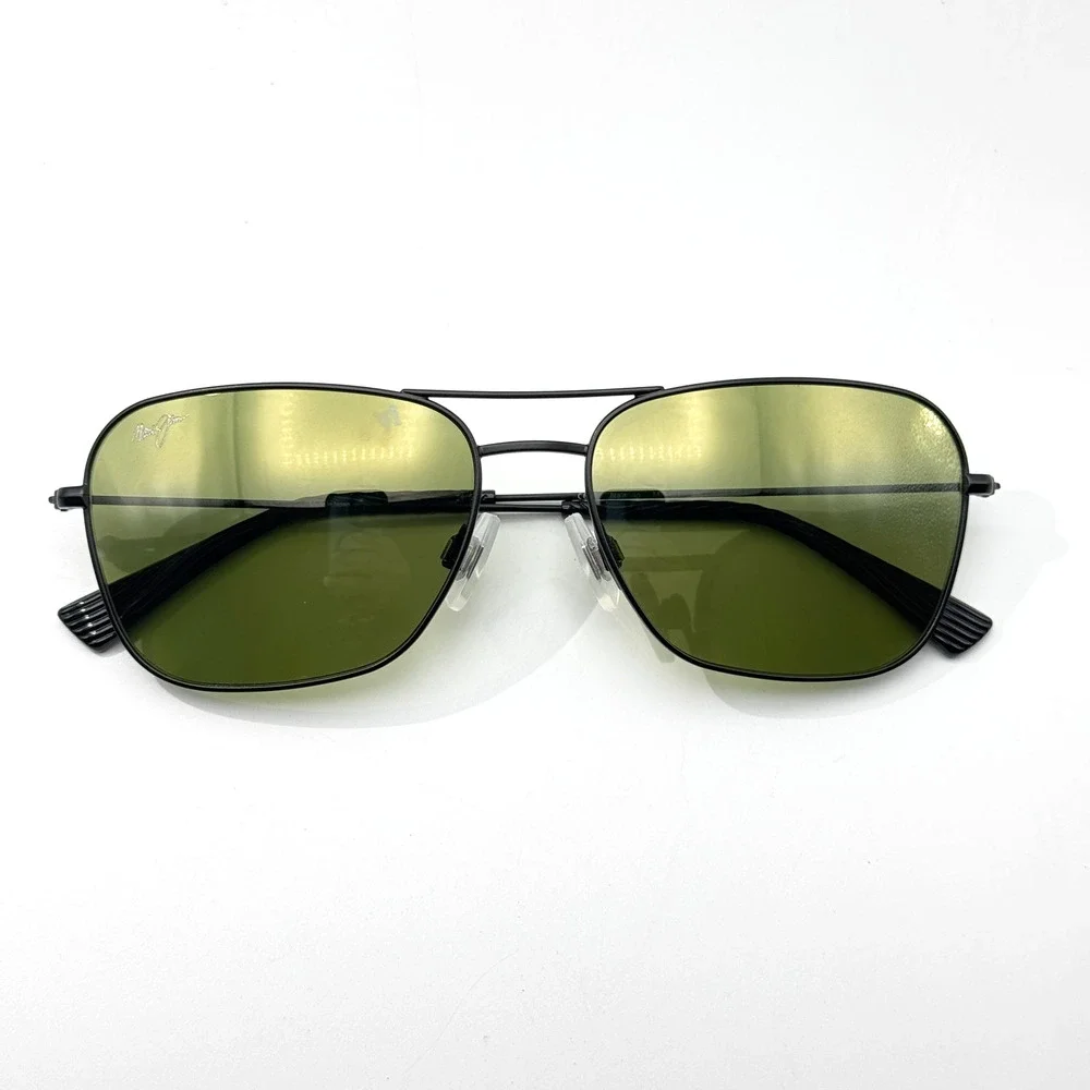Maui Jim Sunglasses Na'auao MP-SG MJ275-02 Black Navigator Polarized 58-16-145